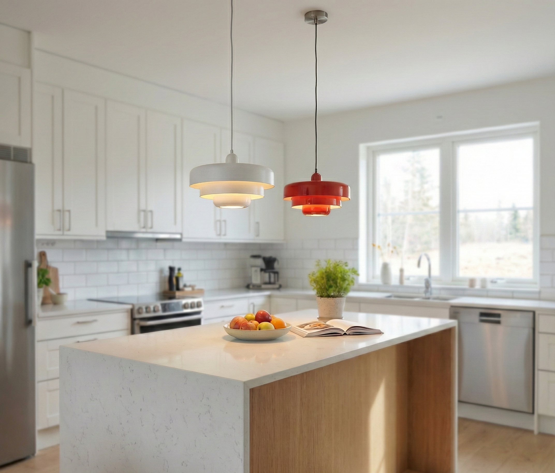 Strata™ – Nordic Retro Layered Pendant