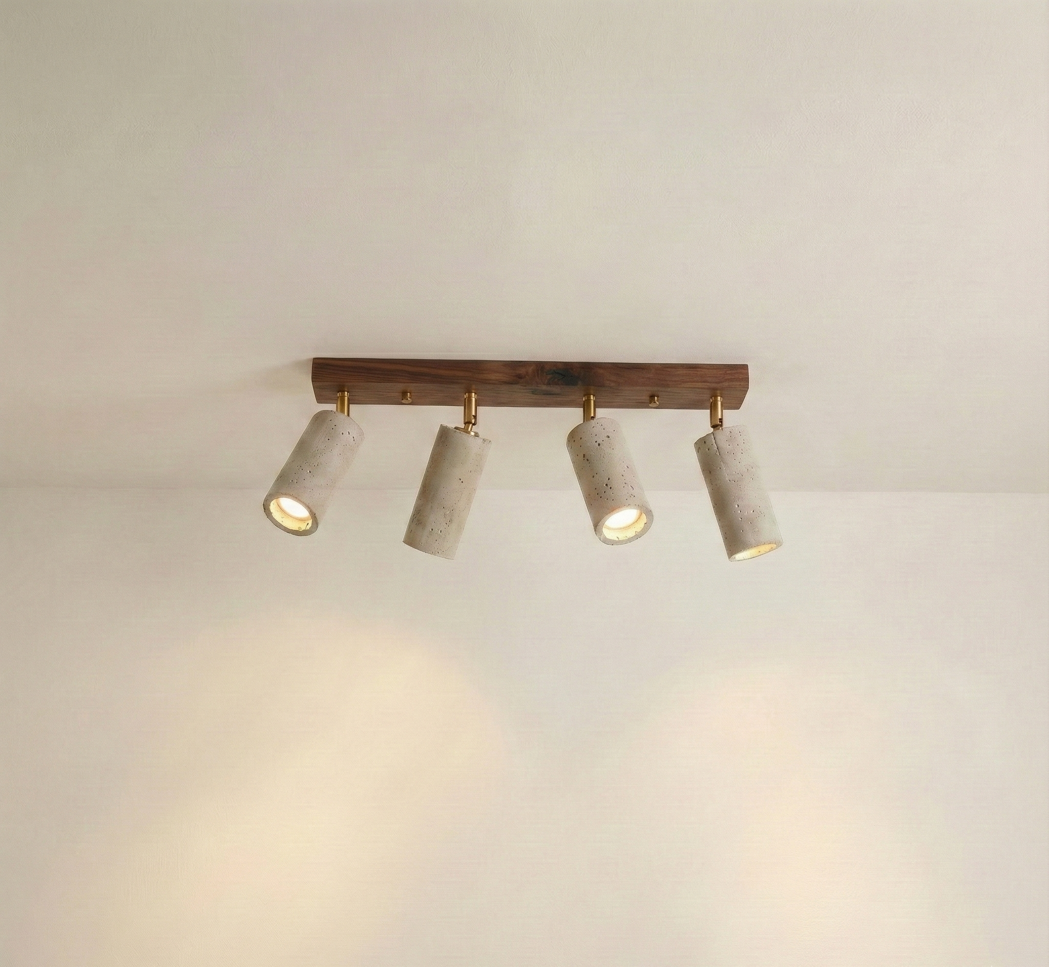 The Axis™ – Linear Wood & Concrete Spotlight