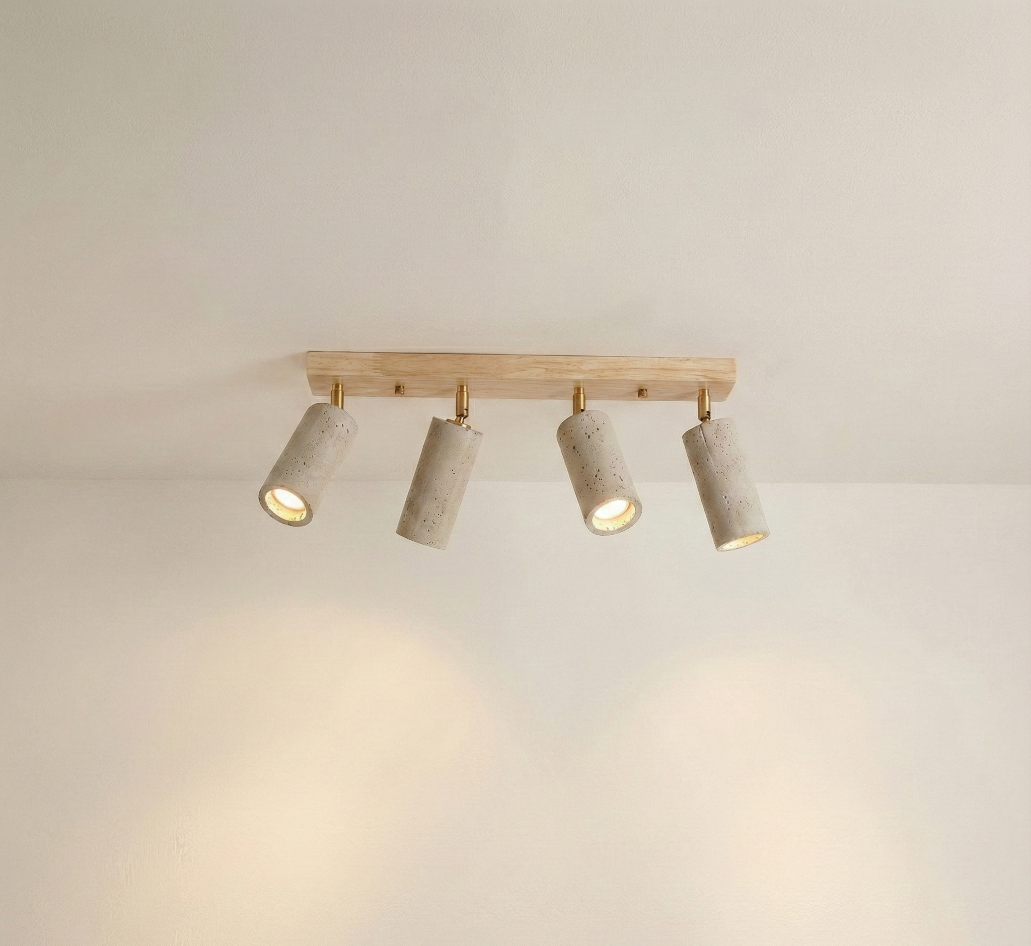 The Axis™ – Linear Wood & Concrete Spotlight