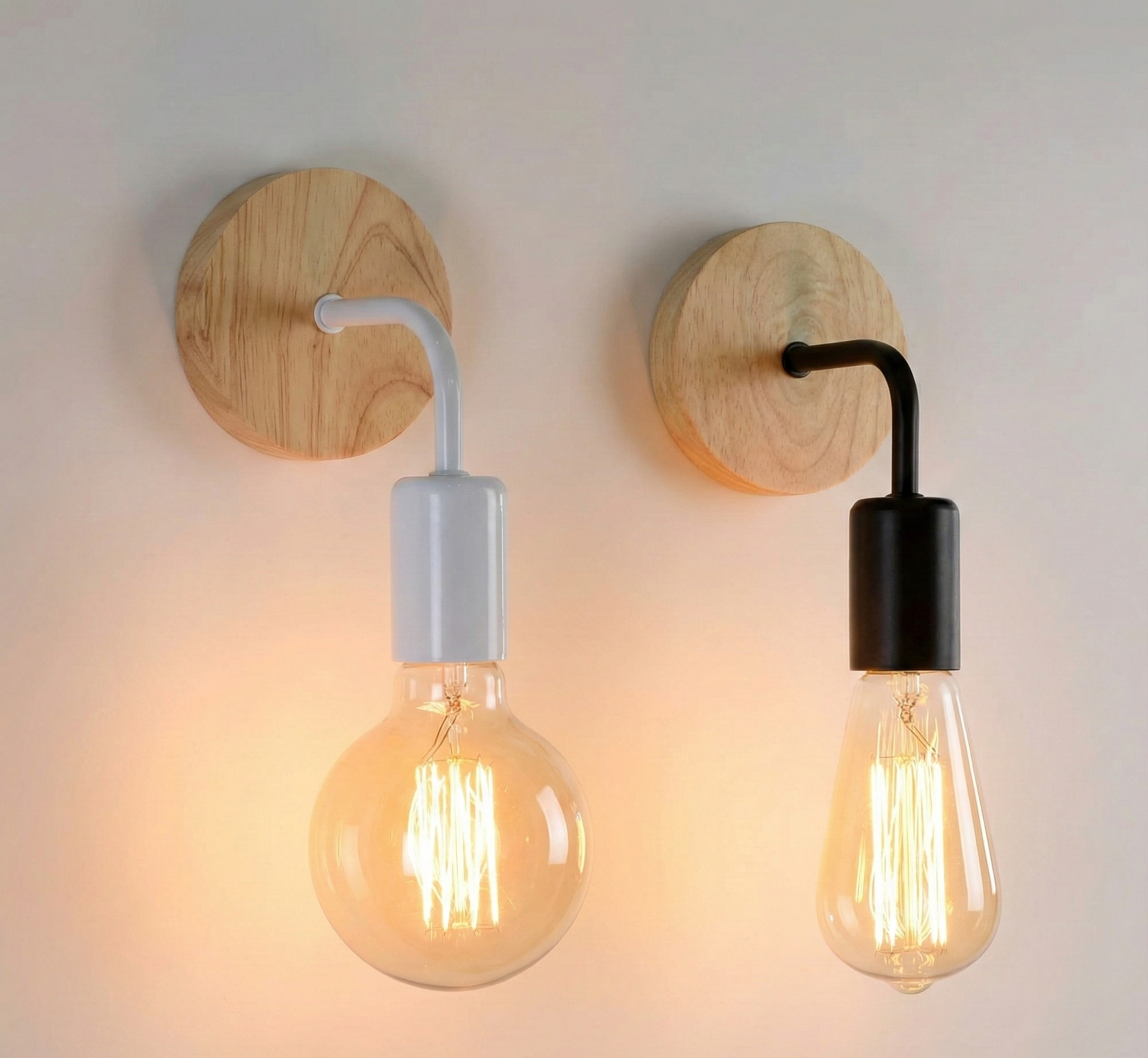 The Otis™ – Nordic Industrial Wood Sconce