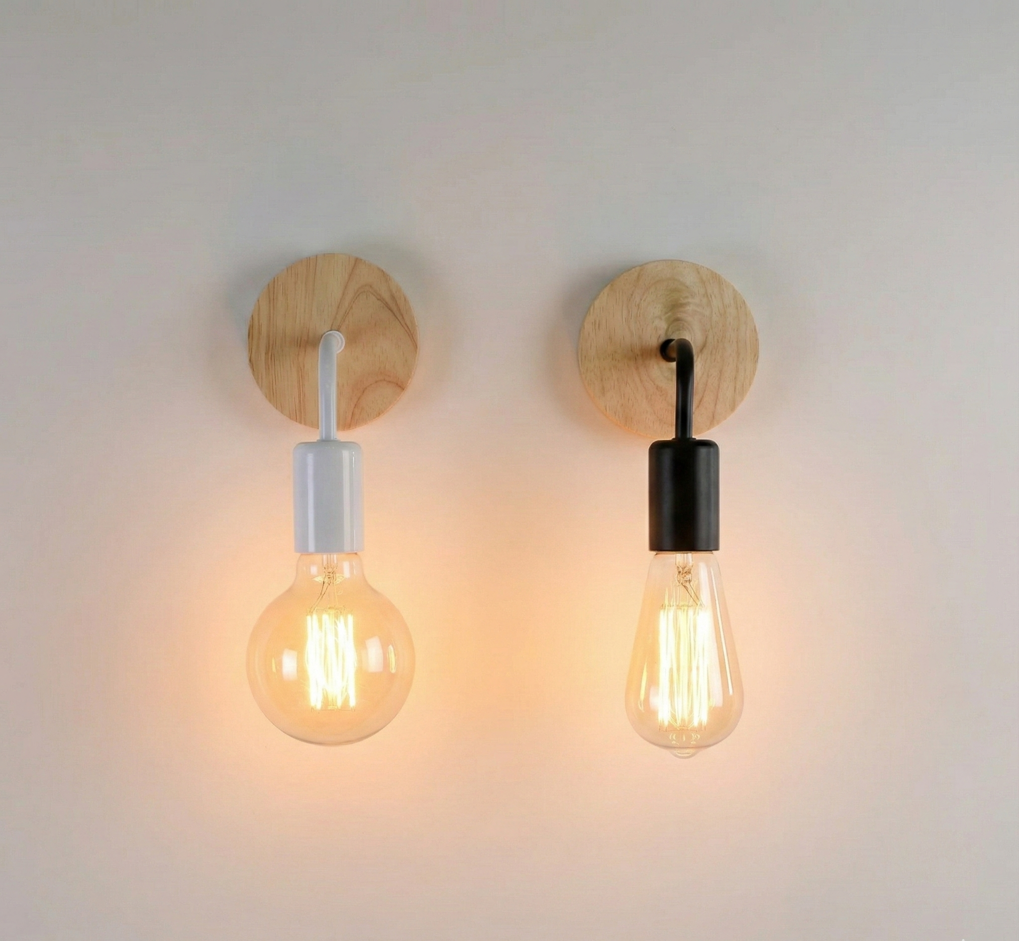 The Otis™ – Nordic Industrial Wood Sconce