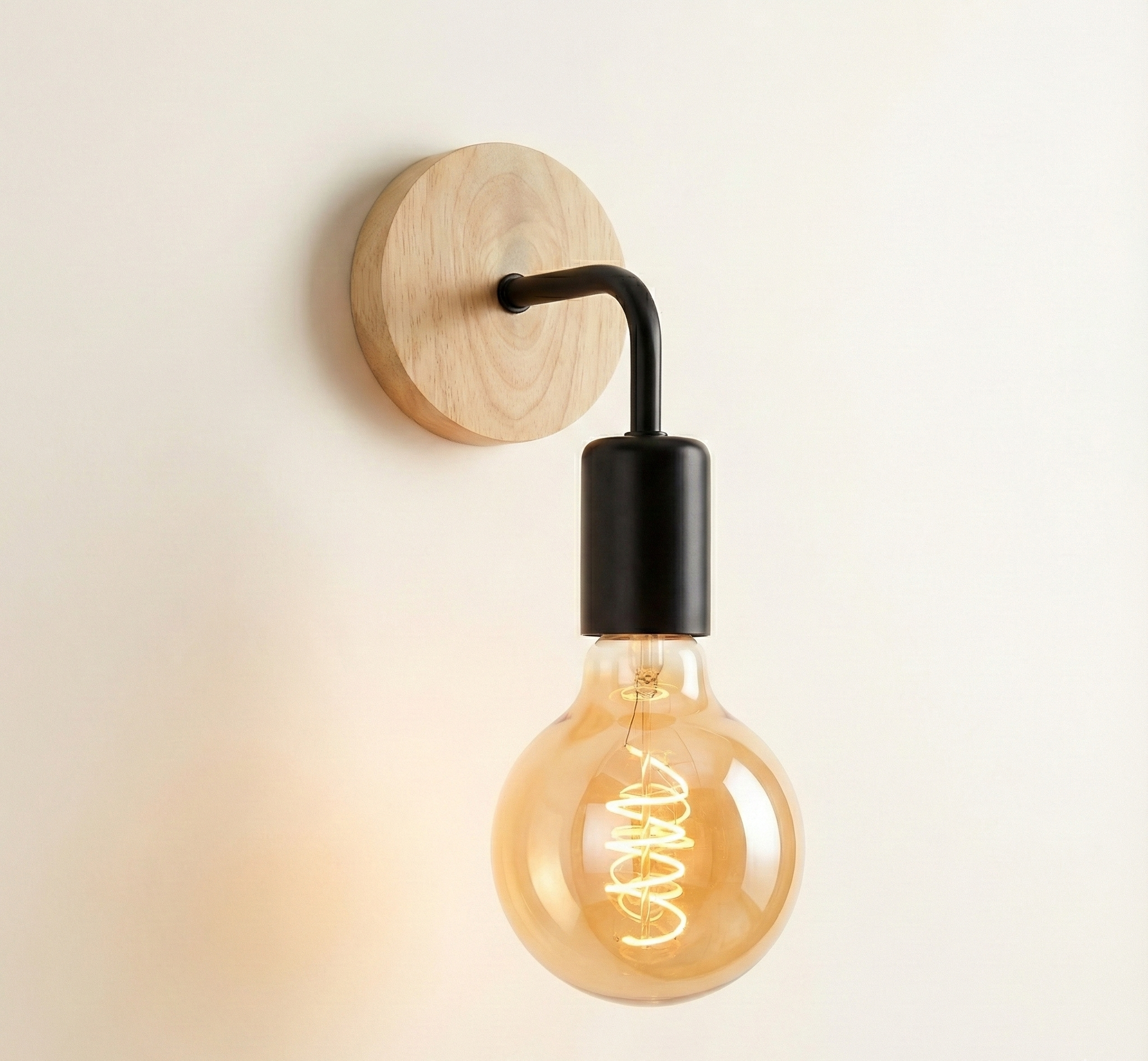 The Otis™ – Nordic Industrial Wood Sconce