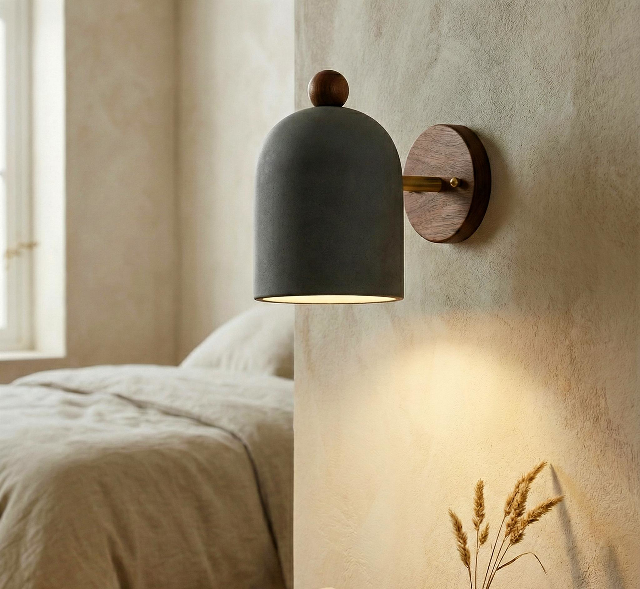 Nux™ – Walnut & Iron Wall Sconce