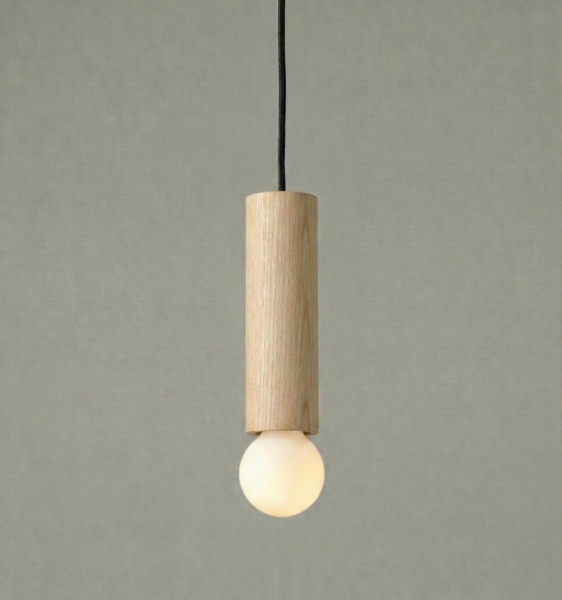 The Lund™ – Solid Wood Cylinder Pendant