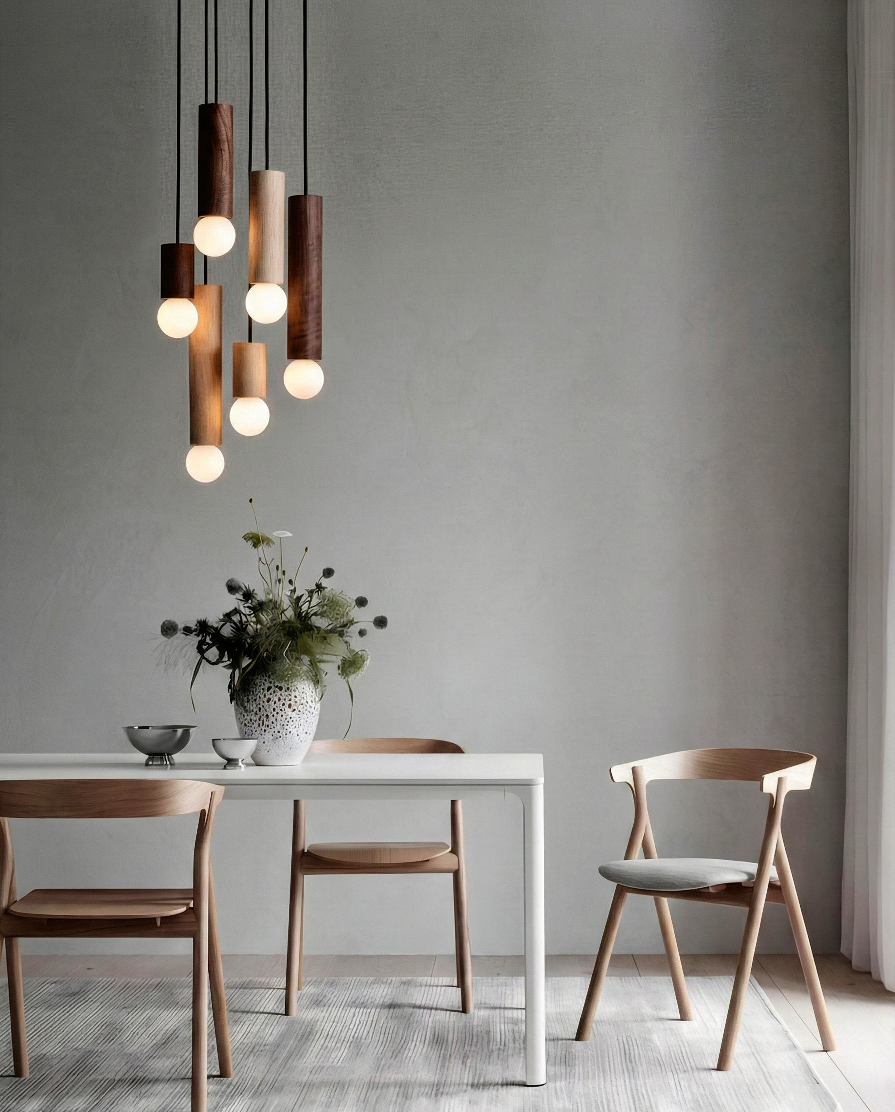 The Lund™ – Solid Wood Cylinder Pendant